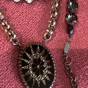 Sabika Art Deco Medallion Necklace